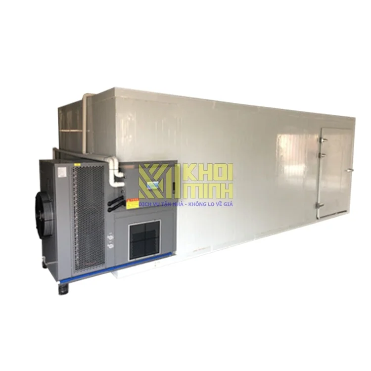 Nhà sấy công nghiệp ECO KM300 (300kg) – Sấy bơm nhiệt tiết kiệm 80% điện năng