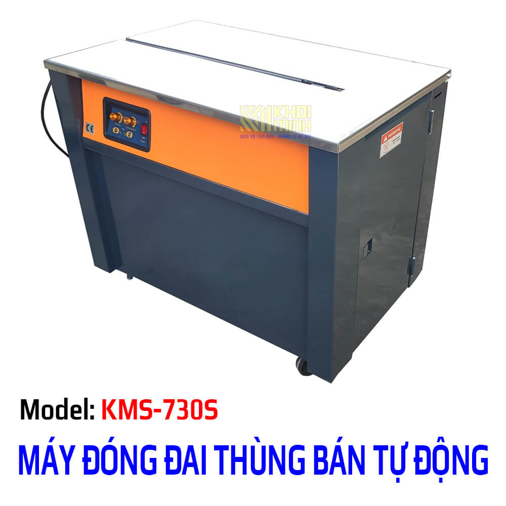 Máy đóng đai thùng bán tự động KMS-730S