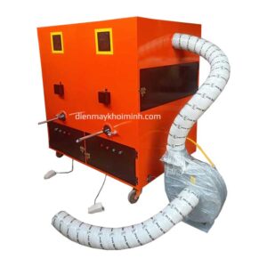 Máy thổi gòn thú nhồi bông 2 đầu