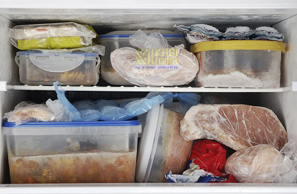 bảo quản thực phẩm an toàn trong tủ đông