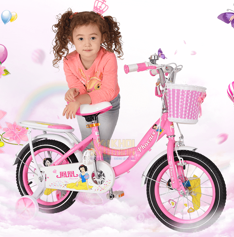 Xe đạp cho bé gái 3 tuổi