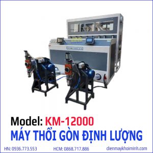 Máy thổi bông gòn có cân định lượng