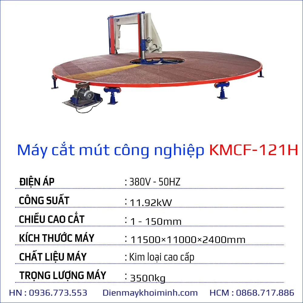  Máy cắt mút công nghiệp tự động KMCF-121H