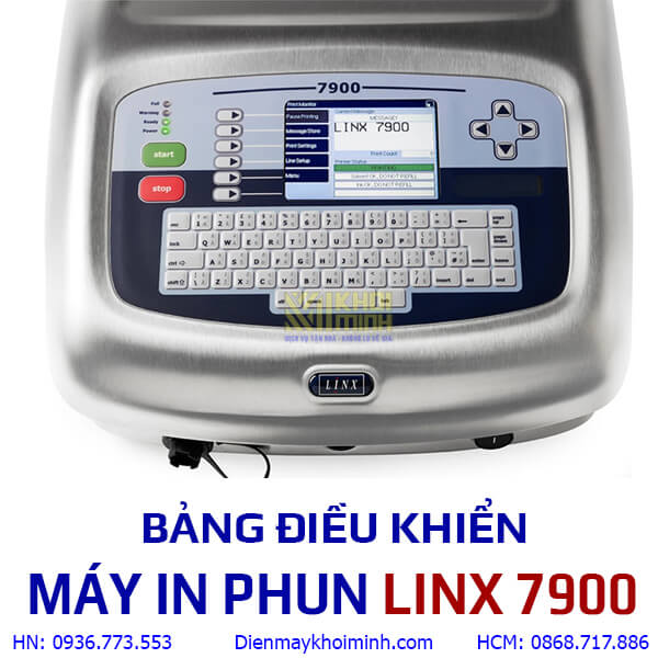 bảng điều khiển máy in phun linx 7900
