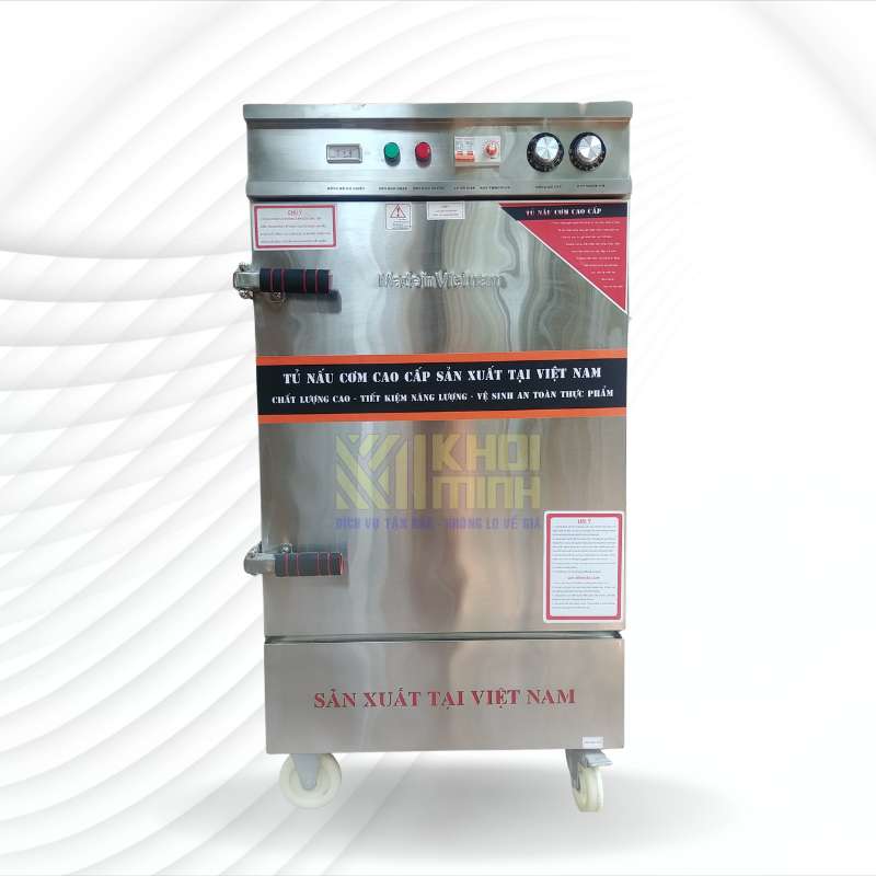 tủ nấu cơm công nghiệp 8 khay