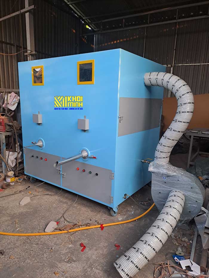 May thoi bong gon 2 dau