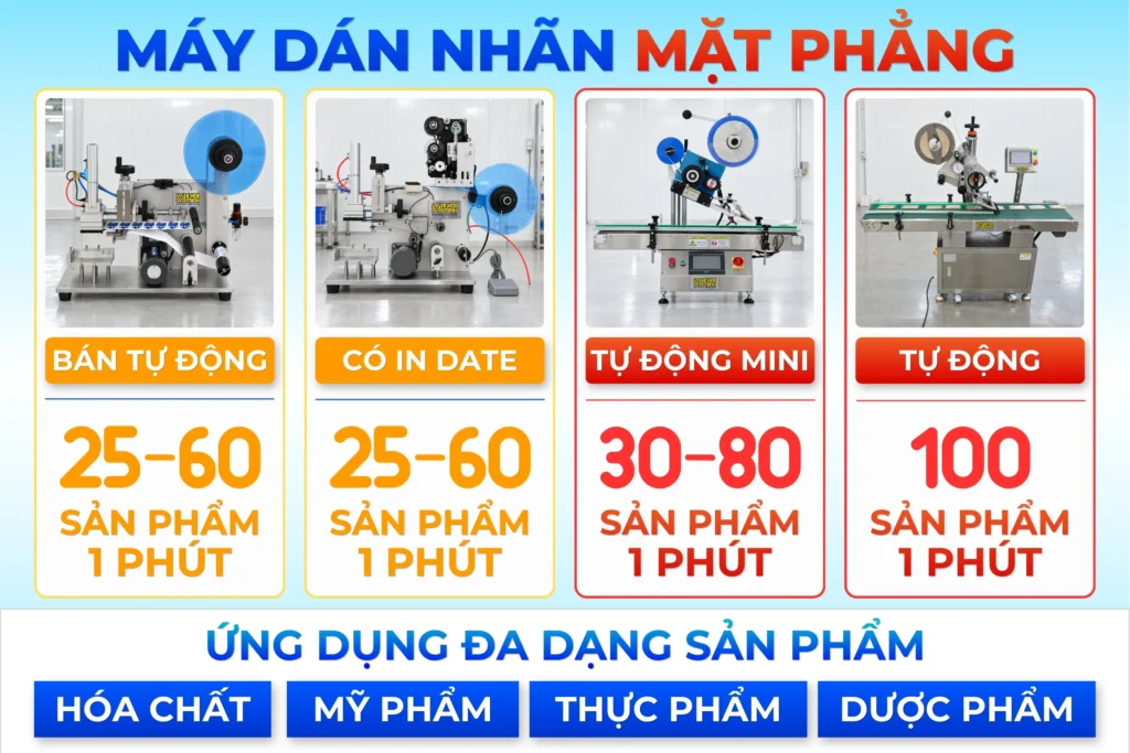 Giải pháp dán tem nhãn cho các sản phẩm dạng mặt phẳng đang được phân phối tại Điện Máy Khôi Minh