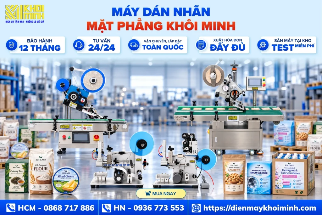 Thông tin liên hệ địa chỉ cung cấp máy dán nhãn mặt phẳng uy tín, chính hãng tại Việt Nam
